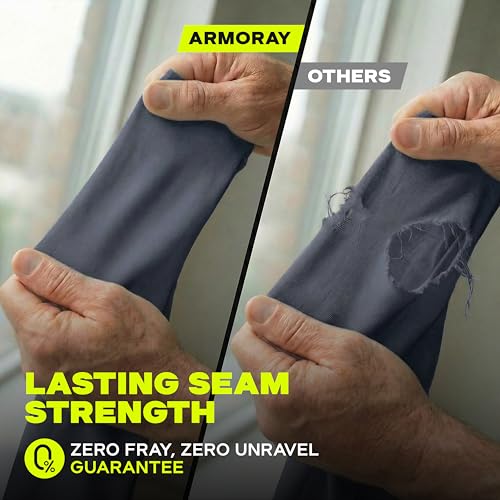 Image of ARMORAY Arm Sleeves for Men and Women - UV Sun Protection Cooling Compression - Tattoo Cover Up Sleeve for Daily Wear & Work