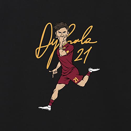 GIL Black Dybala Adult T-Shirt L, Black, L - Image 4