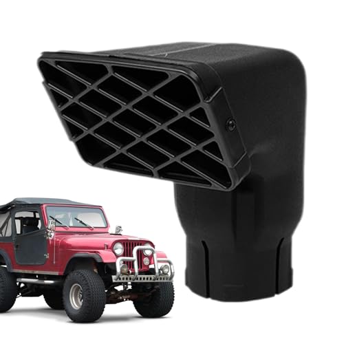 Testa del snorkel per auto - Kit di aspirazione 'aria, ingresso superiore del snorkel | Testa di guado a gomito leggera per veicoli fuoristrada, camion 4x4, robusto di flusso d'aria