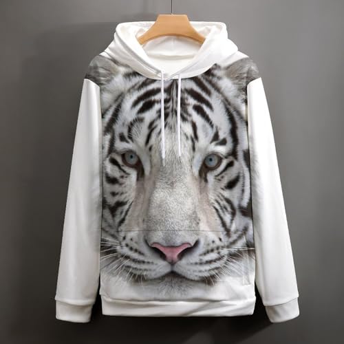 Sweat À Capuche UMENG Isolant et Doux - Pull Unisexe Gris Taille S pour l'Automne - 4