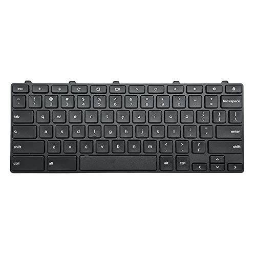 Clavier américain Chromebook 11 3100 pour réparer la saisie QWERTY