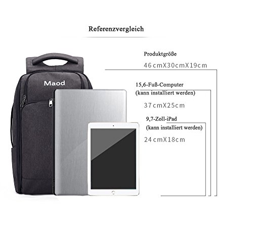 Maod Zaini Scuola Uomo borsa Multifunzionale