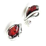 Größe : Muster 15x9 mm Les Trésors De Lily [I8966] - Silberschnallen \'Inspiration\' bernstein.