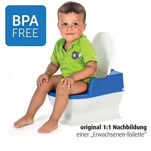 ZitFritz kindertoilet, potjes en toilettrainer, parelbraambes perlmarine - Afbeelding 4