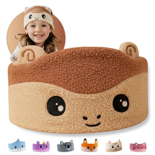 Bandou 3.0 - Original Toddler Headphones Kids Headband Headphones - Bluetooth Wireless Headband - Comfortable Headphones for Plane - Safe Volume Limit - Adjustable Travel School and Sleep (Momo)