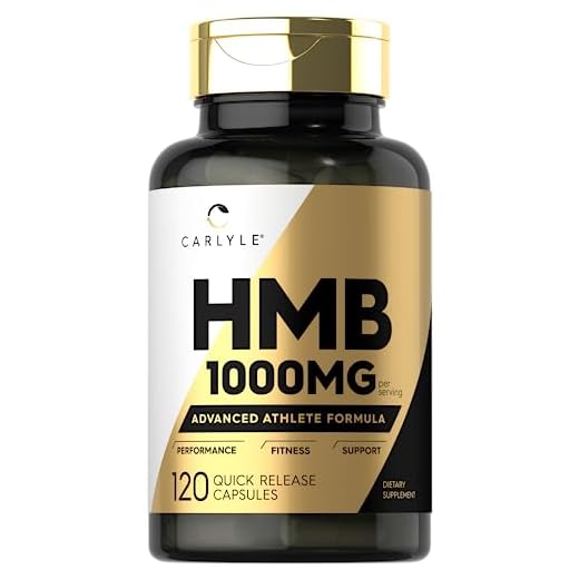 Carlyle HMB 1000mg, 120 Quick-Release Capsules