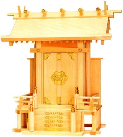 京仏壇はやし 神棚・神具 神明一社(大) (木曽ひのき製) 【z0114】