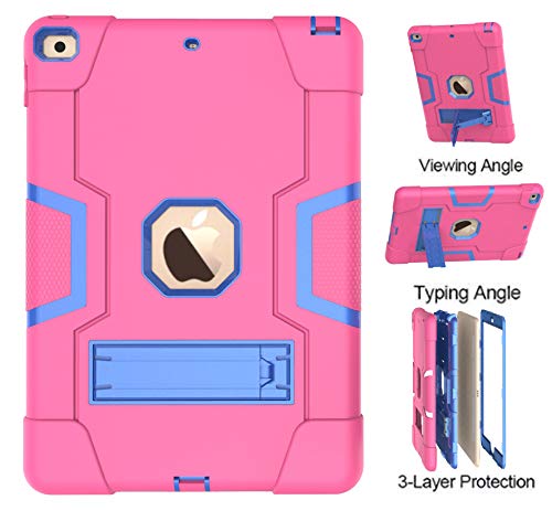 iPad Mini6 Generation Case with Kickstand, Durable Heavy Shock Hardening Hard Hybrid Three Layer Protective Cover iPad Tablet - Image 4