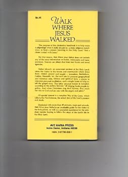 Paperback Walk where Jesus walked: A pilgrim's guide with prayer and song Book