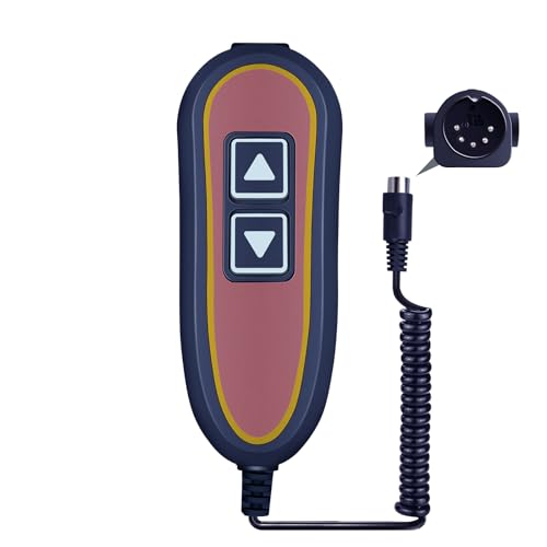 GOUYESHO Télécommande de rechange Golden Burl Zk1200-hc 2 boutons 5 broches pour chaise de levage Power Recline
