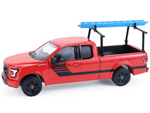 2015 F 150 Pickup Truck con escalera 1/64 coleccionable miniatura 1