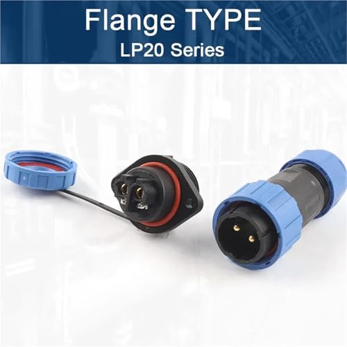 Conector impermeable SP20 2 pines macho hembra que evita cortocircuitos por humedad 2