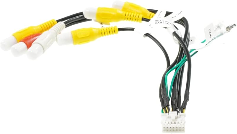14Pin AV RCA Cord Assembly Harness Car Audio Video Compatible with JVC Kenwood DNX890HD DNX891HD DNN990HD DNN991HD DNN992- XT91917