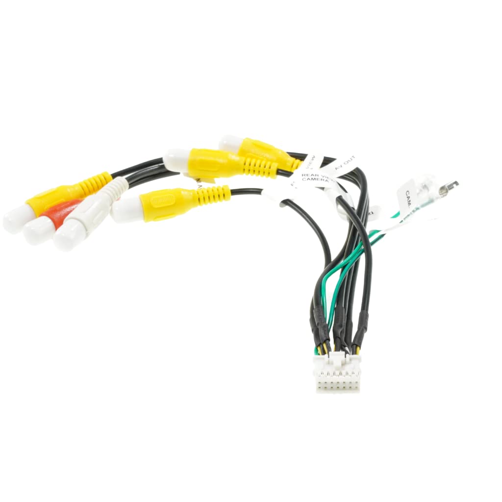 14Pin AV RCA Cord Assembly Harness Car Audio Video Compatible with JVC Kenwood DNX890HD DNX891HD DNN990HD DNN991HD DNN992- XT91917