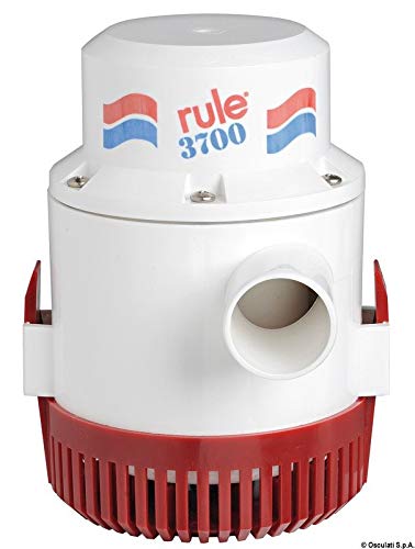 Pompe immergée Rule Maxi 4000 12V 15,5A de 50mm pour cales de bateaux