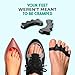 PrimalStep Toe Separators, Spreaders, Spacers, Straightener to Correct Toes for Men and Women, Bunion Corrector, Foot Pain, Plantar Fasciitis, Over 50% Thicker, XL