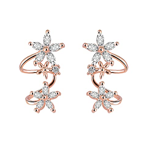 Boucles d'oreilles en zircone charmes de qualité supérieure pour oreilles sensibles