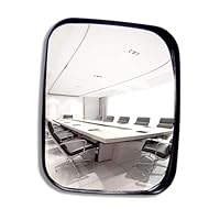 HUOCAI Verkehrsspiegel Weitwinkel Sicherheit Convex Familie Auffahrt Garage Krankenhaus Parkplatz Verkehrssicherheit Single Dot Spiegel, Innen und Außen,16 * 19cm (20 * 24CM)