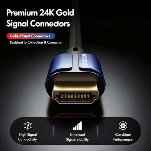 Image of Type-C to HDMI 2.0 Cable, 4K@60Hz Ultra HD, 2 Meters,18Gbps High-Speed Transfer, Pure Copper & 24K Gold-Plated Male to Male Connectors, Compatible with TV, Laptop, Type-C Smartphone, Projector