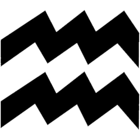 Zodiac Sign Aquarius Silhouette 6