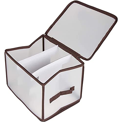 Juvale Christmas Light Organizer Storage Box for Xmas String Lights (12 x 9.5 x 10 in)