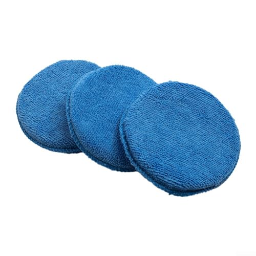Paquete de 10 esponjas de espuma de 5 pulgadas para almohadillas para pulir automóviles, encerado y detalles interiores