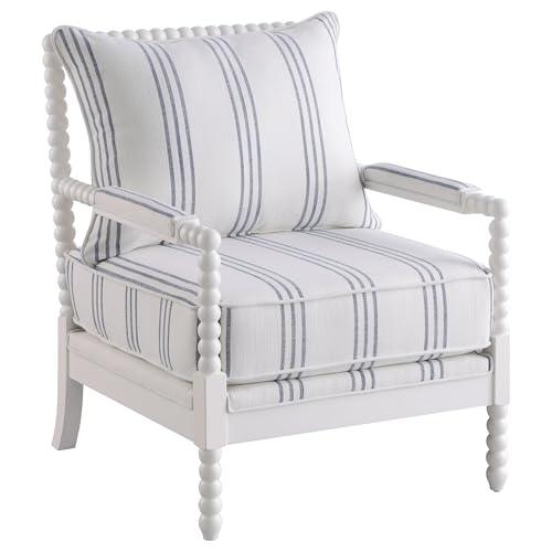 BOWERY HILL Striped Accent Chair