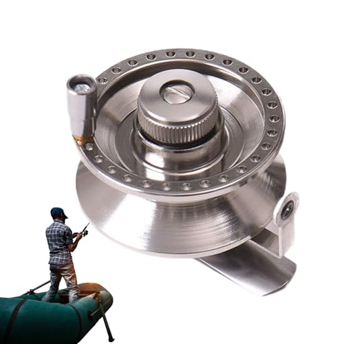 Carrete A | Carrete De Aleación De Aluminio Con Manivela Ergonómica Para Hombre,Equipo De Pesca Ligero Regalo Para Familia Amigos