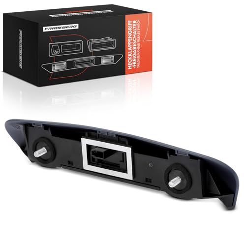 Frankberg Heckklappengriff Türschloss 2-polig Schwarz Kompatibel mit Corsa D S07 Corsa D Kasten/Schrägheck S07 Corsa MK III (D) S07 Replace# 13188288