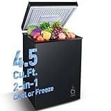 Anypro Chest Freezer 4.5 Cu.Ft, FreeStanding Top...
