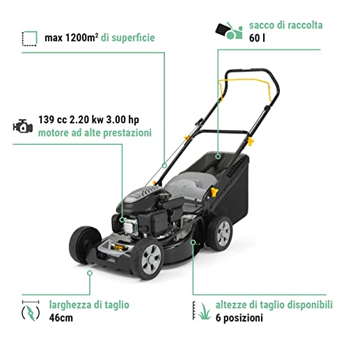 Alpina Tagliaerba a scoppio AL5 46 A, Larghezza