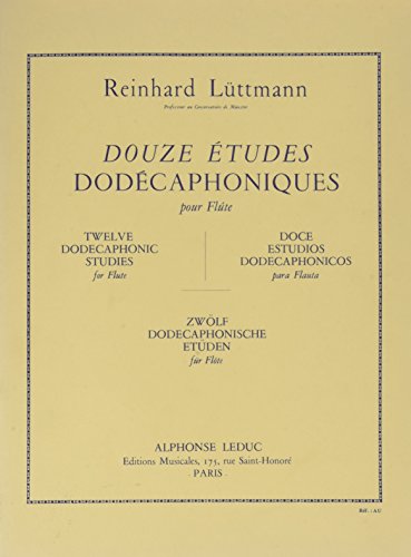 12 ETUDES DODECAPHONIQUES FLUTE