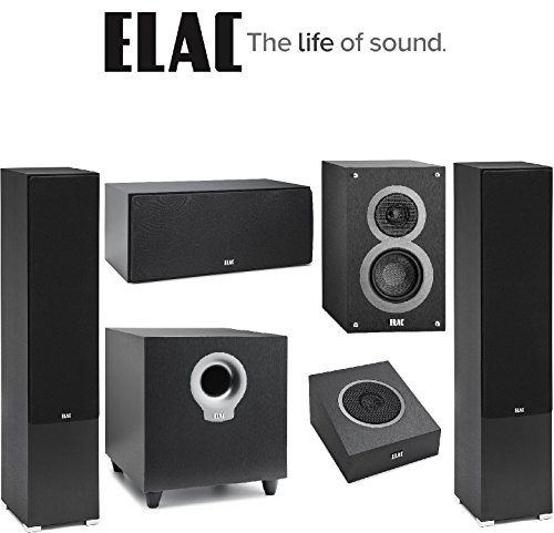 elac s10 debut series 200 watt powered subwoofer