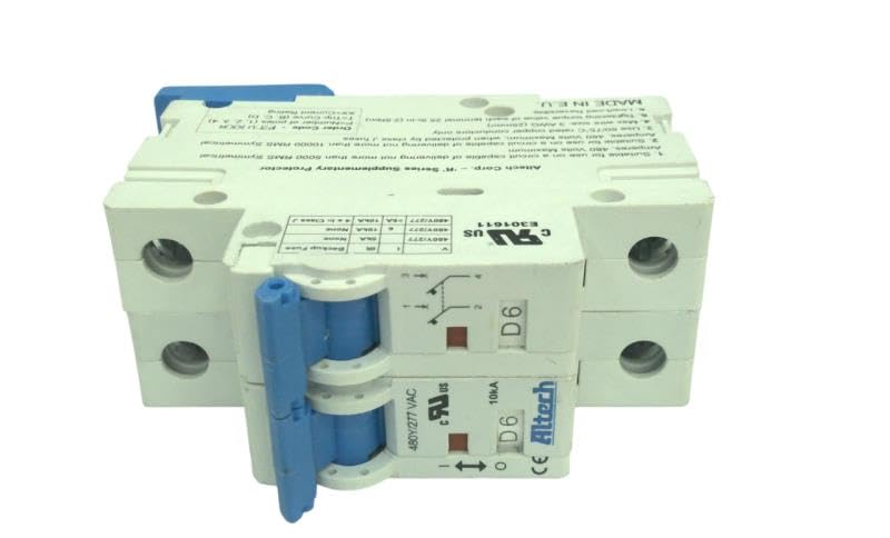 2BU10R 480Y/277VAC, Circuit Breaker, 10 AMPS, 2 Pole, UL1077