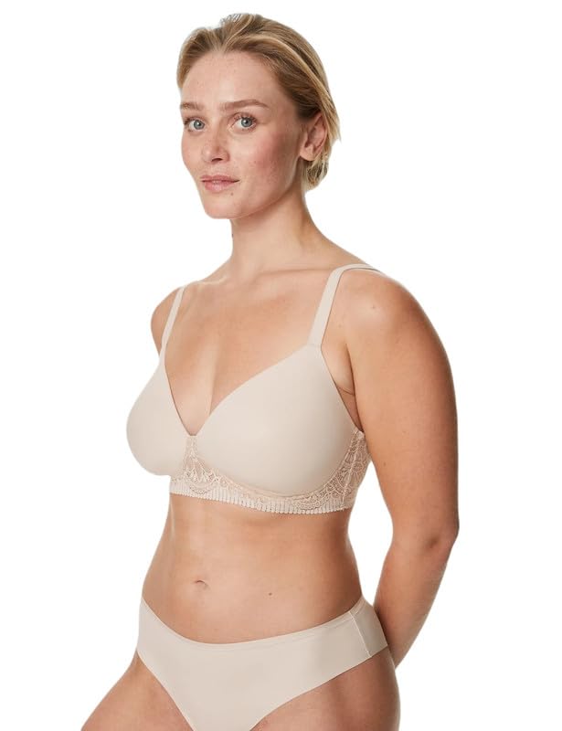 Image of Marks & Spencer Body Womens Polyamide Blend Padded Non Wired T-Shirt Bra