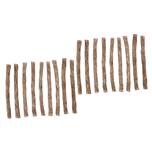 POPETPOP 40pcs Bbq Grill Fire Rope Outdoor Picnic Rope Flame Retaining Wax Lightweight Easy to Carry