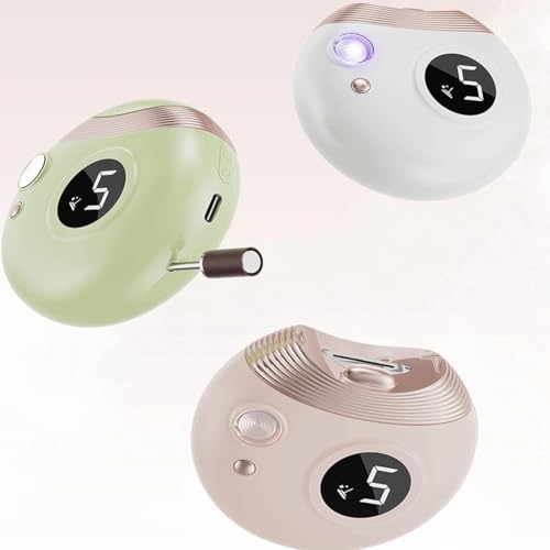 Coupe-ongles automatique électrique avec lumière intégrée vert