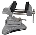 Lheng Mini Vise/Portable Multi-Angle Pivoting Vacuum Base Vise with 360°Swiveling Head and Powerful Suction