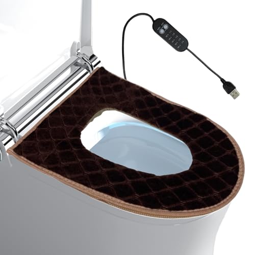 Siège de toilette chauffant électrique avec minuterie et 5 niveaux