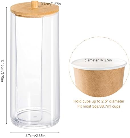 Water Cup Holder, Dustproof Plastic Paper Cones Water Cup Dispenser Anti-dust Plastic Holder Storage Rack Reusable Plastic Cup Holder Mouthwash Cup Holder Compact Paper Cup Dispenser Storage Holder