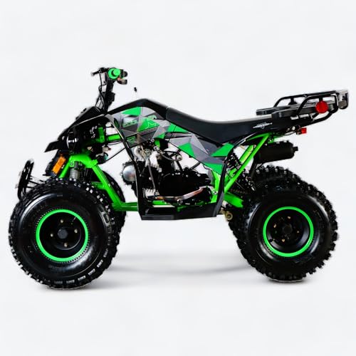 125cc ATV - Fully Assembled, Automatic Engine with Reverse, Safety Kill Switch and Parking Brake, Rear Rack and Reinforced Body, Coolster ATV-3125F2 Mid-Sized, Sport Style Quad (Black)