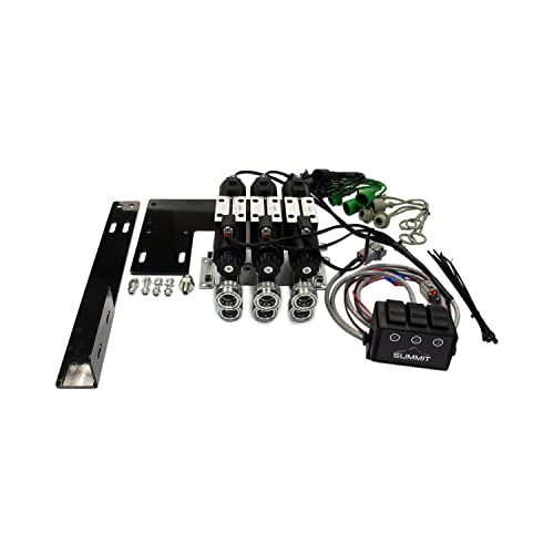 Summit Hydraulics Electric Rear Remote Valve Kit for Compact Tractors (Three Spool) (2.0