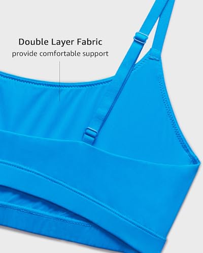 Image of INLYRIC Women's Inbarely Bralettes Cami Bras No Underwire Wireless Seamless Unlined Comfort Sports Bra