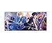 LASLS Sword Art Online Anime Tappetino per Mouse,Gioco ad Alta velocità Impermeabile con Base in Gomma Antiscivolo Confortevole Adatto per Qualsiasi Mouse Computer Portatile da Tavolo 600x300x3mm