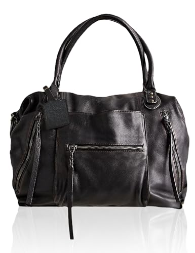 Bolso tote grande para mujer de cuero vegano 21L miniatura 1