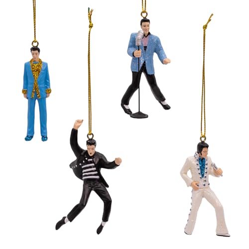 Kurt Adler 4pc Elvis Presley? Miniature Ornaments