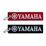 2pc Embroidery yamaha Keychain Key Ring,yamaha Motorcycle Key Chain Keyring,Accessories for yamaha Motorcycle Key