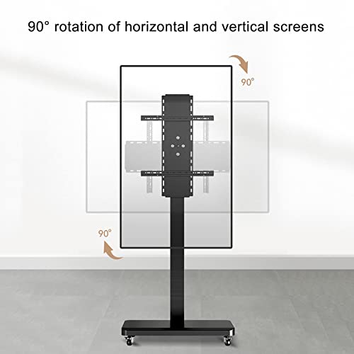 Soporte móvil para TV 32-65 pulgadas, ajustable en altura miniatura 6
