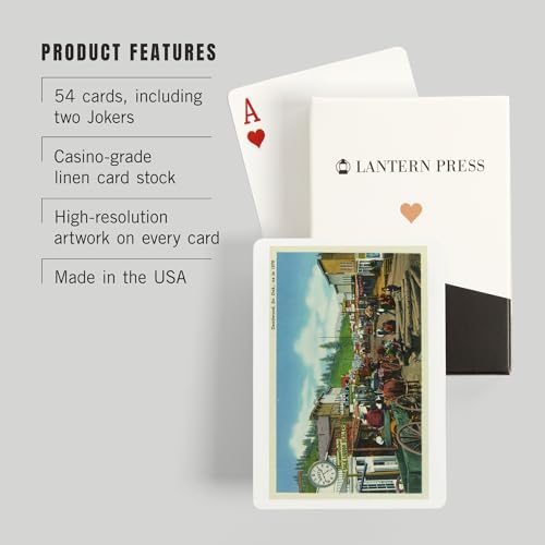 Lantern Press Deadwood South Dakota 52 Cartas Póker miniatura 3
