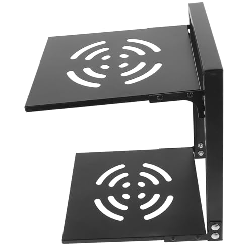 Toyvian Estante de Cocina Metálico Doble Capa Organizador Práctico para Ollas y Sartenes Compacto para Esquina Almacenamiento Hogar y Cocina